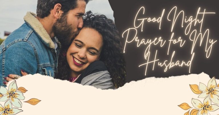 40 Good Night Prayer for My Husband