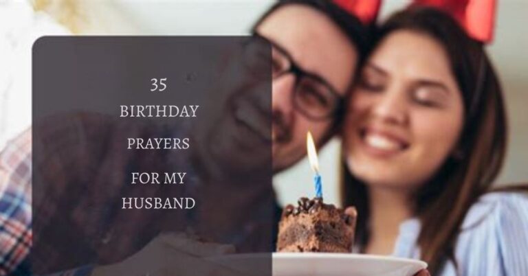 Birthday Prayers for My Husband