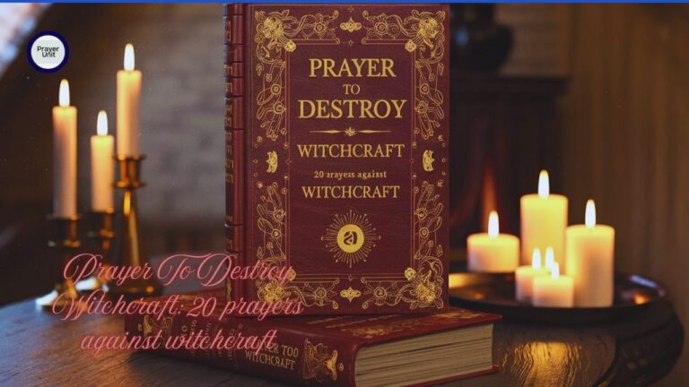 Prayer To Destroy Witchcraft: 20 prayers against witchcraft