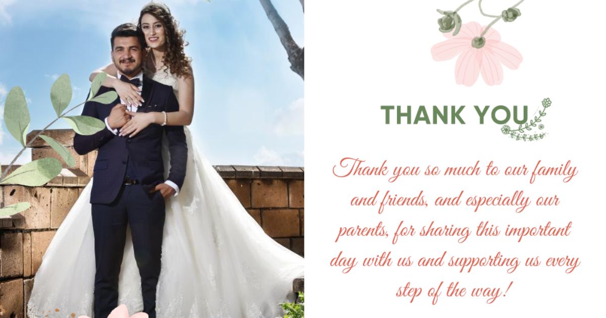90 Unique After Wedding Thank You Messages For Bride & Groom