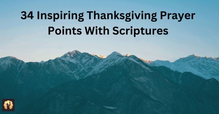Thanksgiving Prayer Points