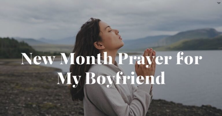 New Month Prayer For My Boyfriend