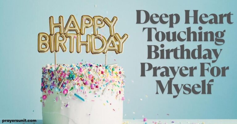 Deep Heart Touching Birthday Prayer For Myself